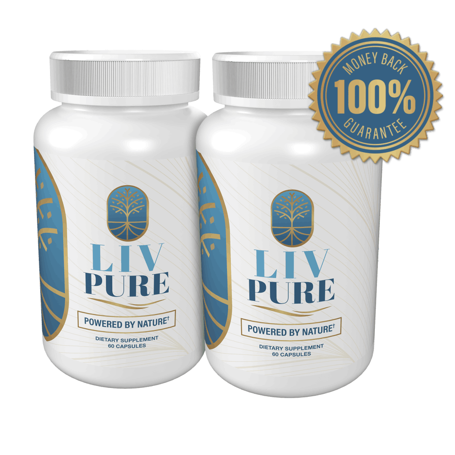 LivPure supplement bottle - proprietary liver purification and fat-burning complex capsules