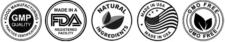 LivPure quality certifications - GMP certified, FDA registered facility, made in USA, non-GMO
